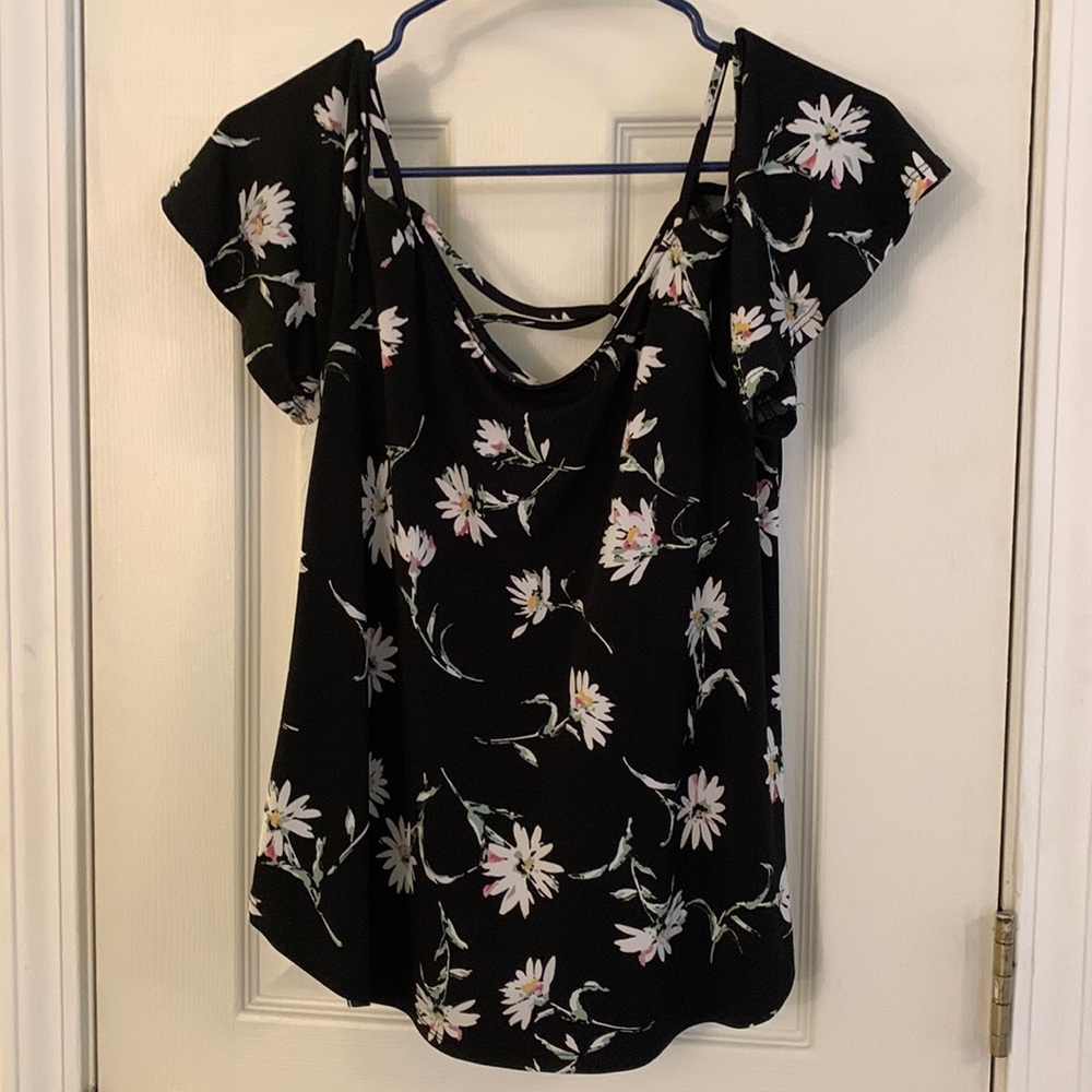 Valette Back Detail Cold Shoulder Knit Top